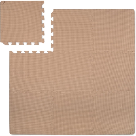 That's Mine Speelmat - 100x100 cm - Puzzel - Light Brown - Thats Mine - OneSize - Speelmat
