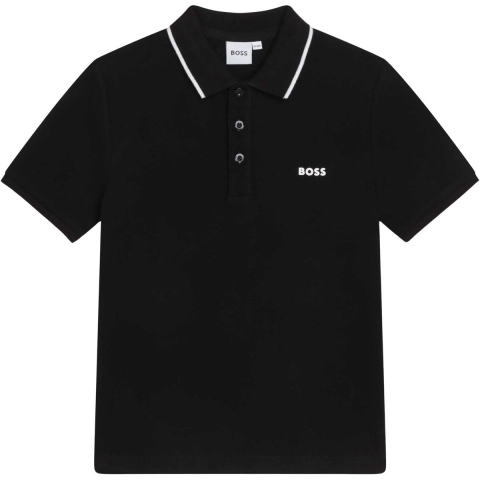 BOSS Polo - Zwart - BOSS - 4 jaar (104) - Polo