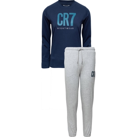 Ronaldo Pyjama set - Blauw/Grijs - JBS - 4 jaar (104) - Pyjama - Tweedelig