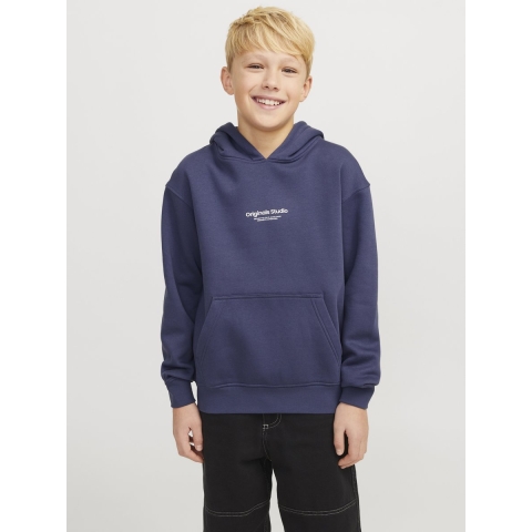 Jack & Jones Hoodie - JorVesterbro - Nachtschaduw Blue/Loose - Jack & Jones - 8 jaar (128) - Hoodie