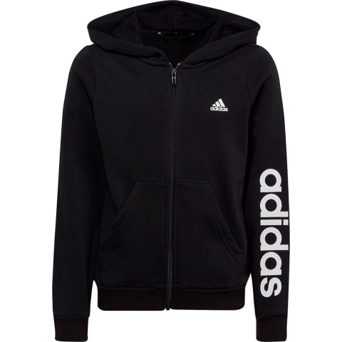 adidas Performance Cardigan - G LIN FZ HD - Zwart - adidas Performance - 14 jaar (164) - Cardigan