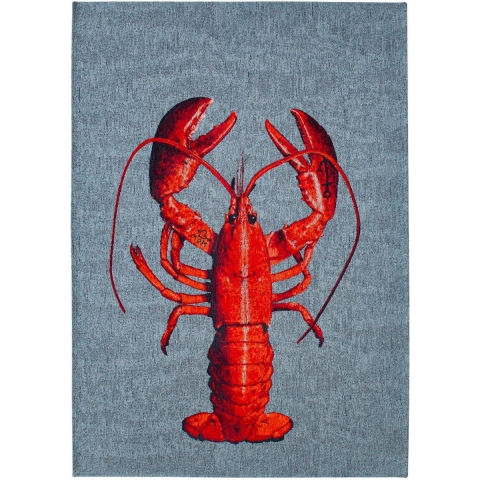 Louis de Poortere Lobster Pop Wandkleed 100 x 140 cm - Steam Red