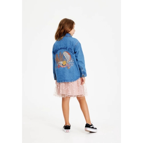 The New Overhemd - Denim - TnGemini - Light Blue - The New - 11-12 jaar (146-152) - Overhemd