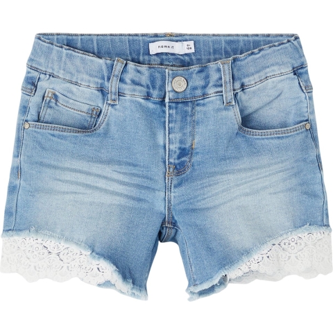 Name It Shorts - Noos - NkfSalli - Medium+ Blue Denim - Name It - 2 jaar (92) - Shorts