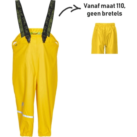 CeLaVi Regenbroek - PU - Geel - CeLaVi - 140 - Regenbroek