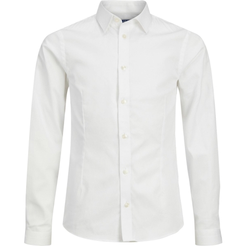 Jack & Jones Overhemd - JPRParma - Noos - Wit - Jack & Jones - 10 jaar (140) - Overhemd