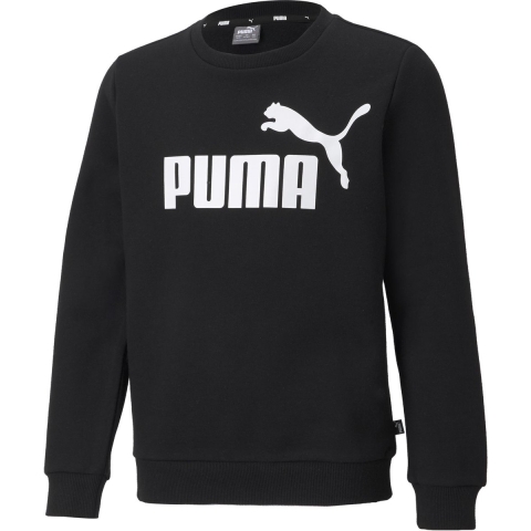 Puma Sweatshirt - Aas Big Logo Crew - Zwart m. Logo - Puma - 10 jaar (140) - Sweatshirt