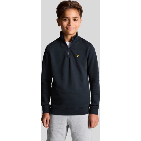 Lyle & Scott Sweatshirt m. Rits - Dark Navy - Lyle & Scott - 10-11 jaar (140-146) - Sweatshirt