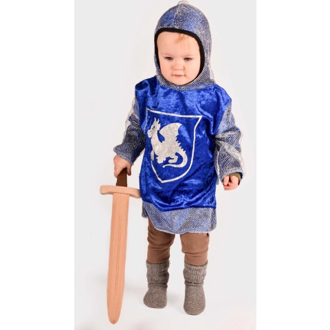 Den Goda Fen Kostuum - Ridder - Blauw - Den Goda Fen - 2-4 jaar (92-104) - Kostuum