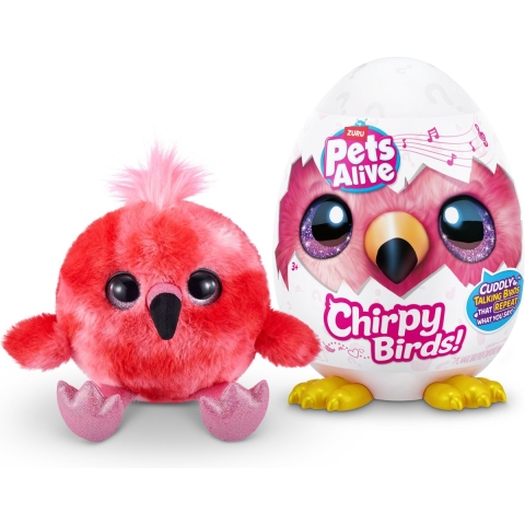 Pets Alive Ei - 24 cm - Chirpy Birds - Pets Alive - OneSize - Speelgoed