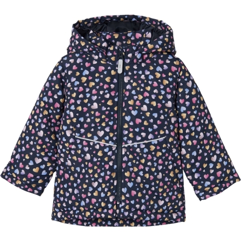 Name It Winterjas - Noos - NmfMaxi - Dark Sapphire/Heart - Name It - 4 jaar (104) - Winterjas