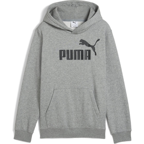 Puma Hoodie - Grijs Gevlekt m. Zwart - Puma - 8 jaar (128) - Hoodie