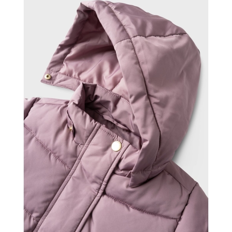 Name It Gevoerde Jas - Lang - NmfMemo - Grape Shake - Name It - 1 jaar (80) - Donsjack