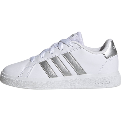 adidas Performance Schoenen - Grand Court 2.0 K - Wit/Silver - adidas Performance - 36 - Schoenen