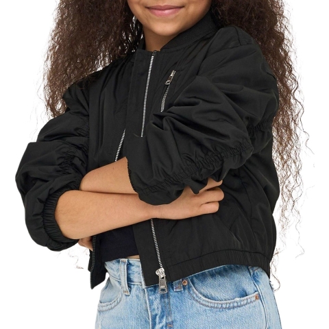 Kids Only Bomber Jack - KogMinna - Zwart - Kids Only - 9 jaar (134) - Zomerjas