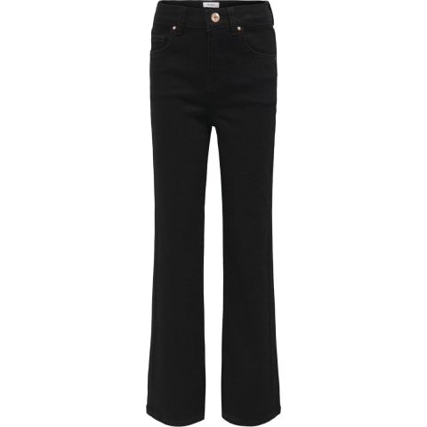 Kids Only Jeans - KogJuicy Wide - Noos - Black Denim - Kids Only - 9 jaar (134) - Jeans