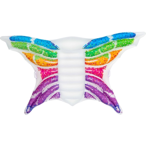 Bestway Luchtbed - 294x193 cm - Rainbow Vlinderdas - Bestway - OneSize - Badspelltjes