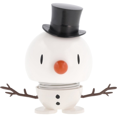 Hoptimist Snowman - Medium+ - 10,8 cm - Wit - Hoptimist - OneSize - Decoratie