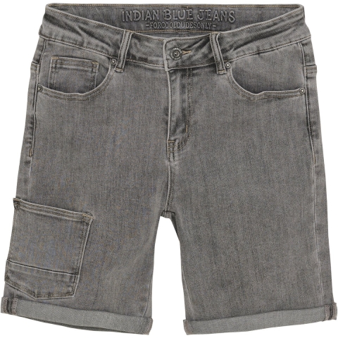 Indiaas Blue Jeans Jeansbroek - Grijs - Indian Blue Jeans - 16 jaar (176) - Shorts