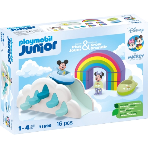 Playmobil Junior - Junior & Disney: Mickey en Minnie's luchthuis - Playmobil - OneSize - Speelgoed