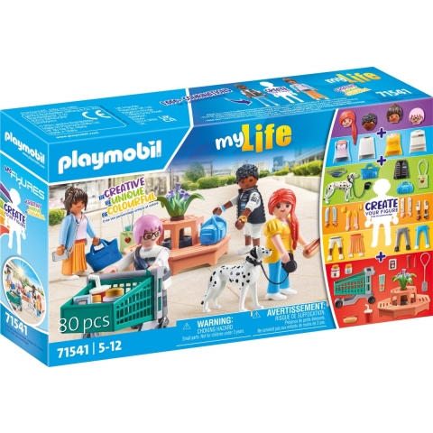 Playmobil My Life - My Figuren: Winkelen - 71541 - 80 Onderdelen - Playmobil - OneSize - Speelgoedfiguur