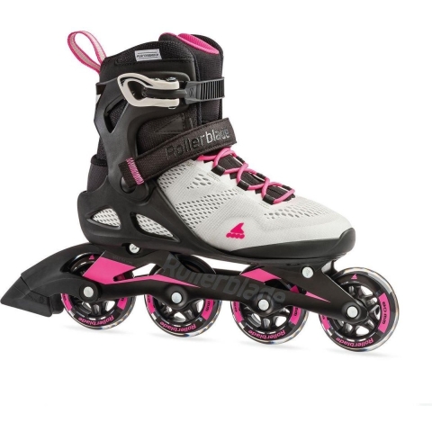Rollerblade Rolschaatsen - Macroblade - 80 W - Grijs/Coral - Rollerblade - 37 - Rolschaatsen