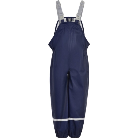 Color Kids Regenbroek m. Bretellen - PU - Navy - Color Kids - 7 jaar (122) - Regenbroek