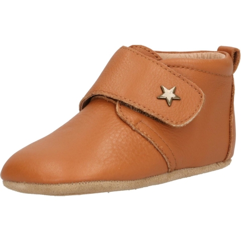 Bisgaard Leren Slippers - Cognac m. Ster - Bisgaard - 24 - Leren Slippers