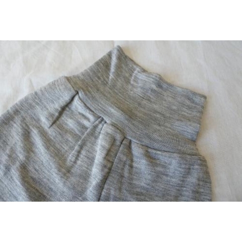 Engel Broek - Wol/Zijde - Grijs Gevlekt - Engel - 74/80 - Broek - Wol