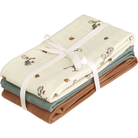 Cam Cam Hydrofiele Doek - 70x70 cm - 3-pack - Fietsen - Cam Cam - OneSize - Hydrofiele Doek