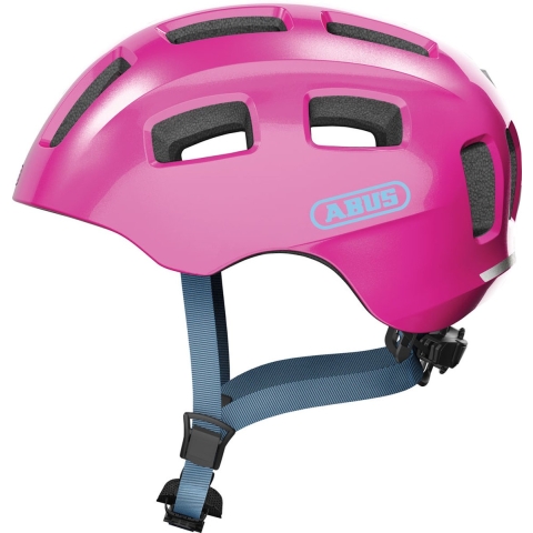 Abus Fietshelm - Youn-I 2.0 - Sprankelend Roze - Abus - 52-58 cm - Fietshelm