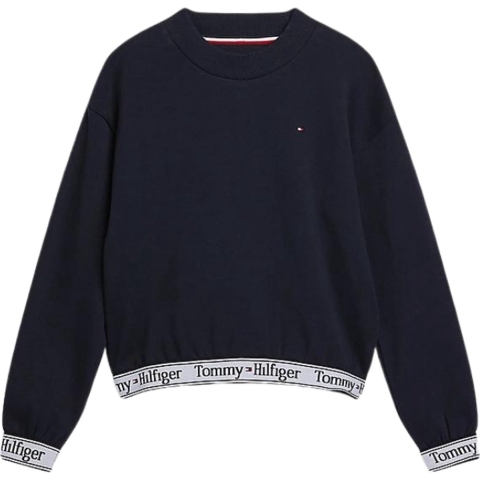 Tommy Hilfiger Sweatshirt - Tommy Band Cink - Desert Wolk - Tommy Hilfiger - 10 jaar (140) - Sweatshirt