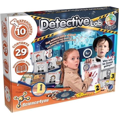 Liniex Science4you Set - Detective Lab - Science4you - OneSize - Speelgoed