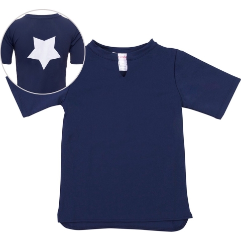 Petit Crabe Zwemtop - UV50+ - Navy m. Ster - Petit Crabe - 3-4 jaar (98-104) - Badmode