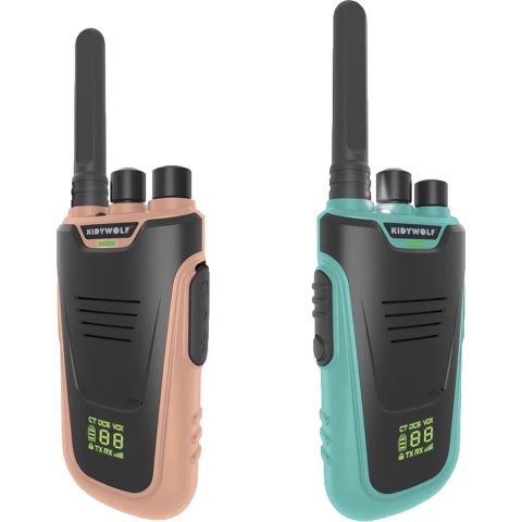 Kidywolf Walkietalkie - 2 stk - Kidytalk - Blauw/Roze - Kidywolf - OneSize - Speelgoed