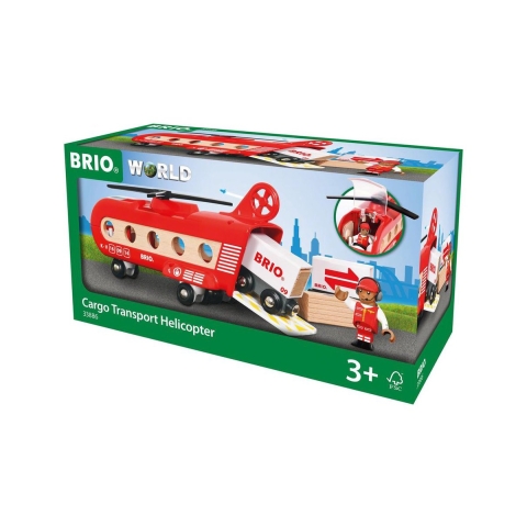 BRIO World Helikopter Transport 33886 - BRIO - OneSize - Trein