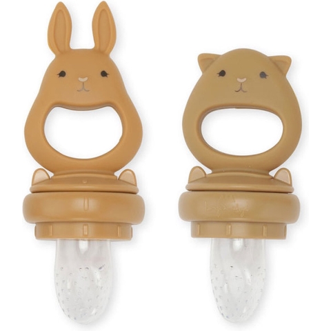 Konges Sløjd Voederbakken - 2-pack - Amandel/Terracotta - Konges Sløjd - OneSize - Food Feeder