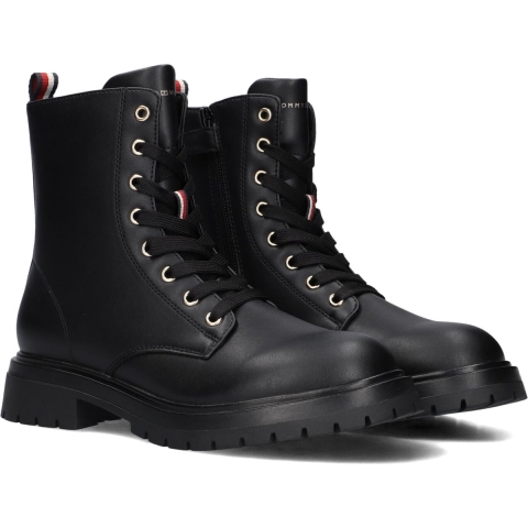 Tommy Hilfiger Laarzen - Lace-Up - Zwart - Tommy Hilfiger - 35 - Laarzen