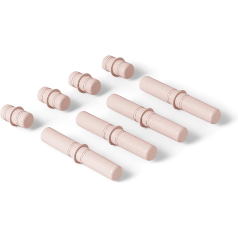 MODU Montagepinnen - 8 stk - Soft Rose - MODU - OneSize - Activiteitenspeelgoed