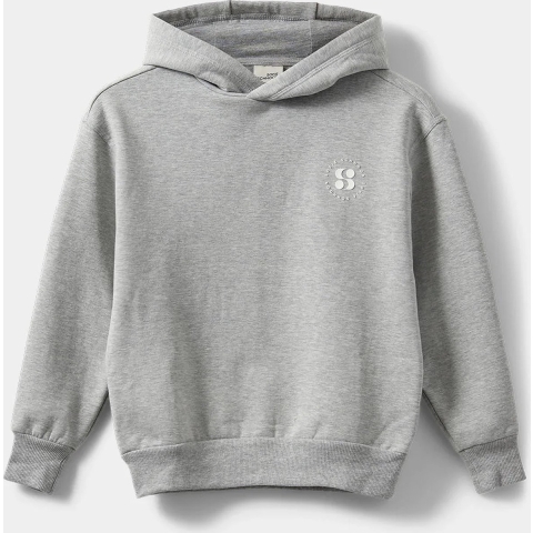 Sofie Schnoor Hoodie - Grey Melange - Sofie Schnoor - 8 jaar (128) - Hoodie