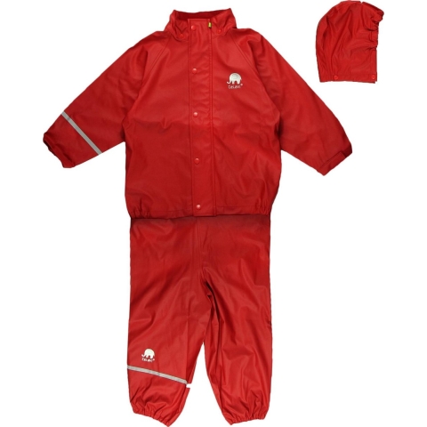CeLaVi Regenkleding - PU - Rood - CeLaVi - 130 - Regenkleding