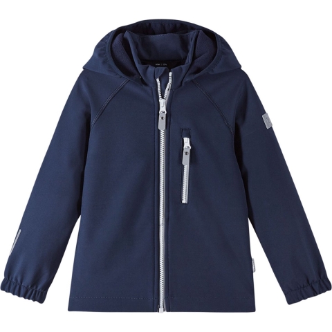 Reima Softshelljassen m. Fleece Voering - Vantti - Navy - Reima - 6 jaar (116) - Softshell