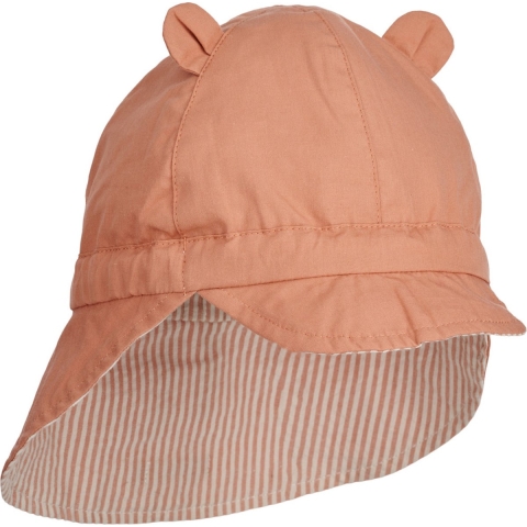 Liewood Zonnehoed - Gorm - Stripe Toscane Rose/Sandy - Liewood - 3-6 mnd - Zonnerhoed