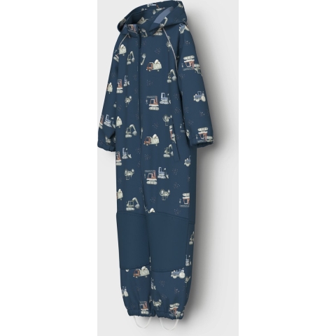 Name It Softshellpak m. Fleece - Noos - NmmAlfa08 - Sargasso S - Name It - 2 jaar (92) - Softshell