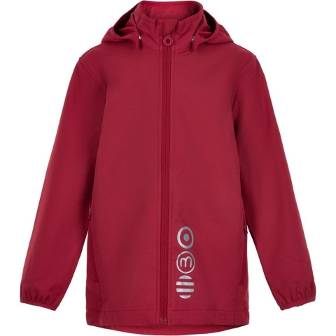 Minymo Softshelljassen - Deep Claret - Minymo - 1 jaar (80) - Softshell
