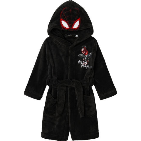 Name It Badjas - NmmNoyhello - Zwart - Name It - 2 jaar (92) - Badjas