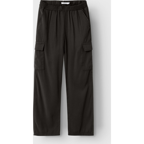 Name It Broek - Cargo - Noos - NkfBella - Zwart - Name It - 10 jaar (140) - Broeken - Katoen