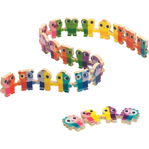 Djeco Domino - Hout - Omhoog - Djeco - OneSize - Spel