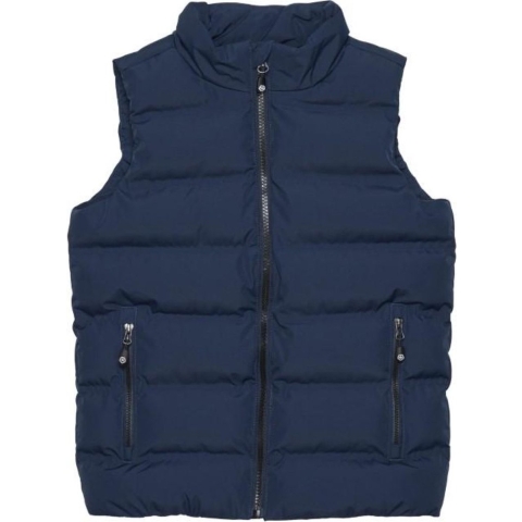 Color Kids Gewatteerd Vest - Total Eclipse - Color Kids - 12 jaar (152) - Vest