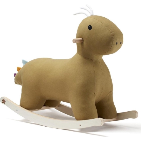 Kids Concept Schommelpaard - Dino - Groen - Kids Concept - OneSize - Schommelpaard